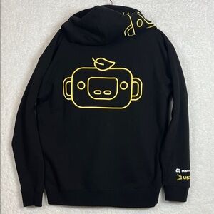 DISCORD‎ VIDCON 22 HOODIE FULL ZIPPER GAMER-EMBROIDERED LOGO BACK HOOD SLEEVE L
